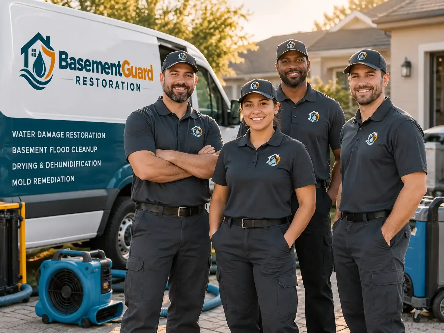 Basement Water Damage Restoration company in Lewis, KS